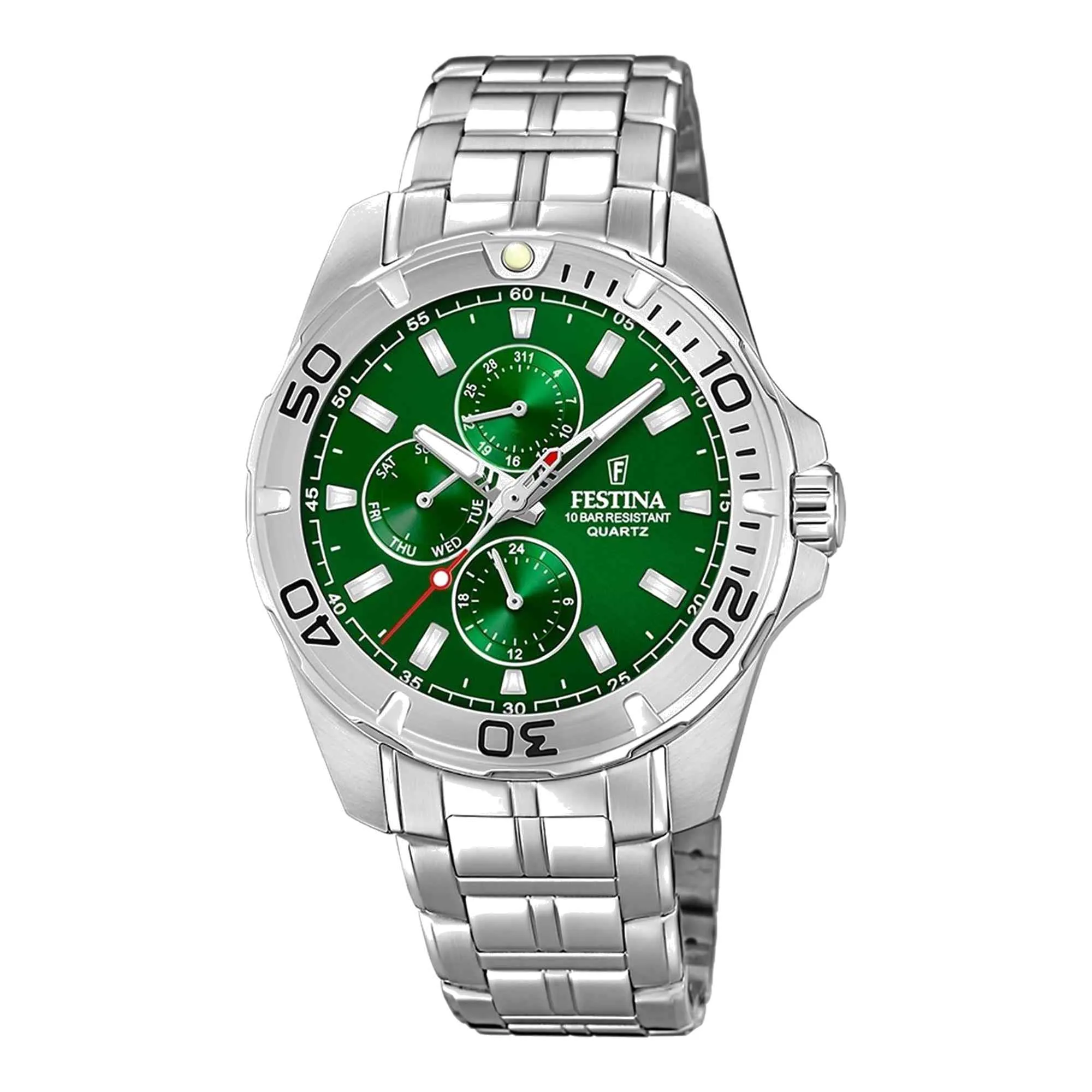 Festina F20445/7 Men's Green Dial Multi-Function Watch sold by H.S. Johnson