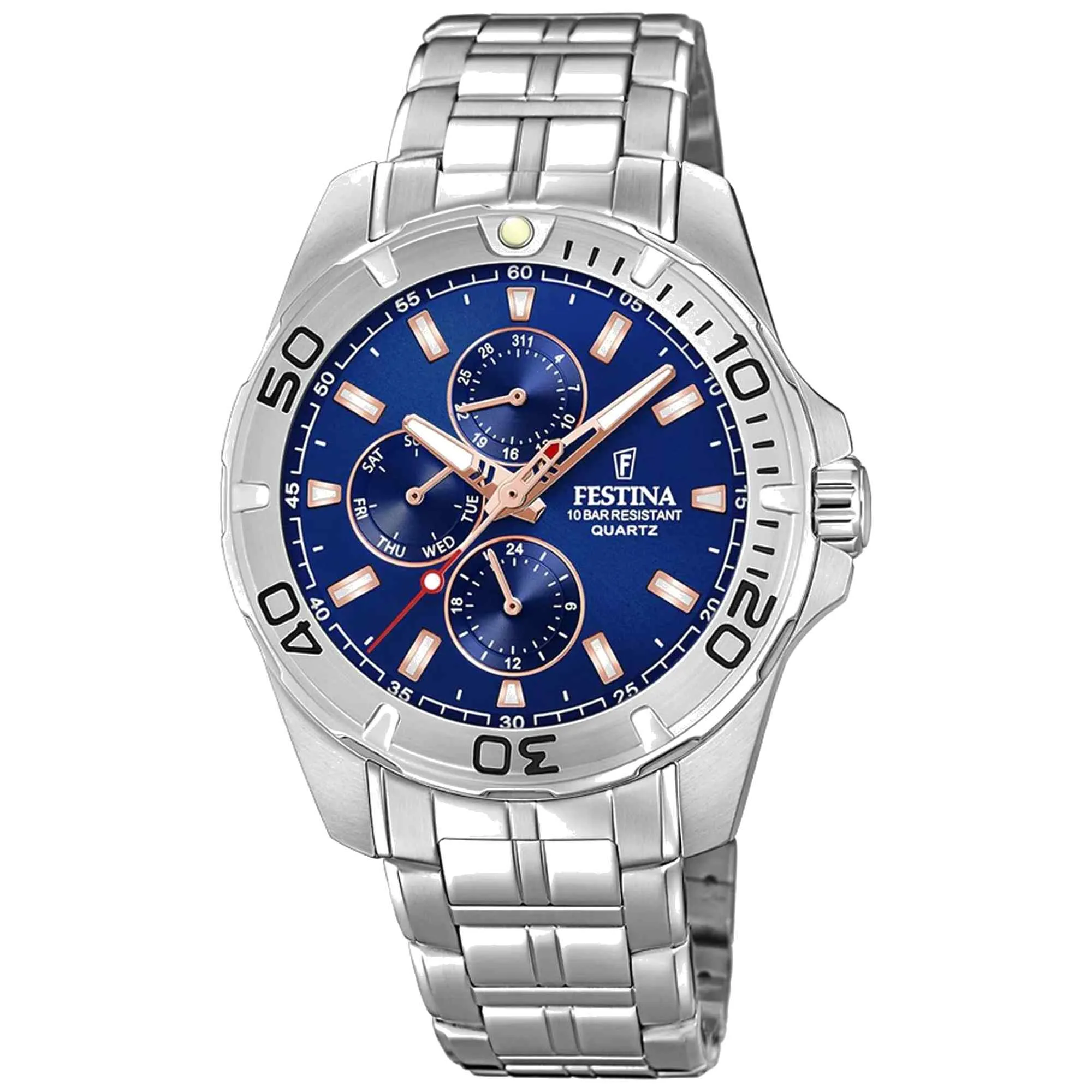 Festina F20445/5 Men's Blue Dial Multi-Function Watch sold by H.S. Johnson