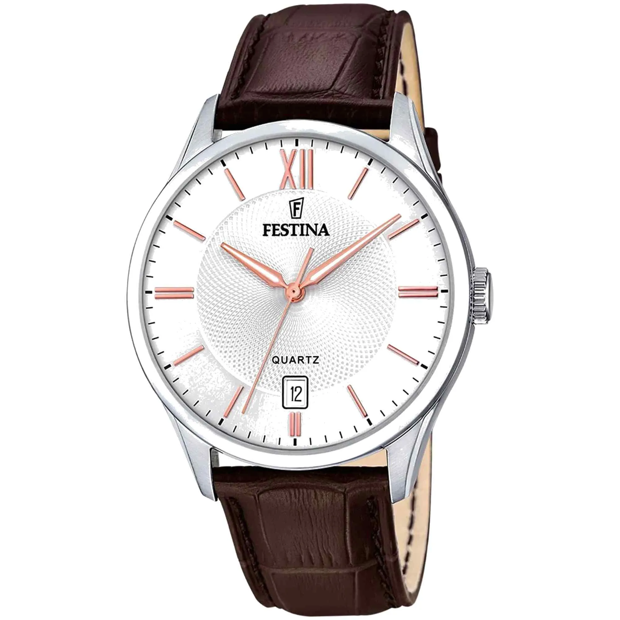 Festina F20426/4 Men's Classic White Dial Watch sold by H.S. Johnson