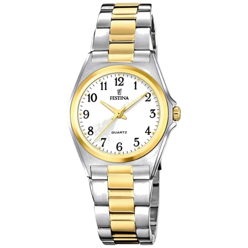 Festina F20556/1 Women's Classic White Dial Watch sold by H.S. Johnson