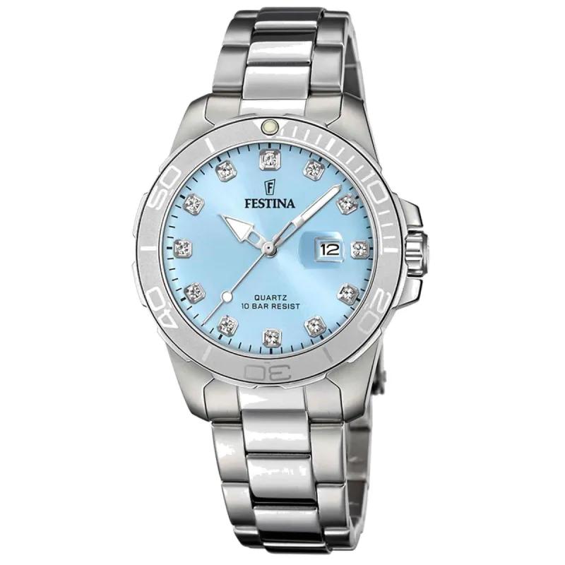 Festina F20503/5 Women's Boyfriend Blue Dial Watch sold by H.S. Johnson