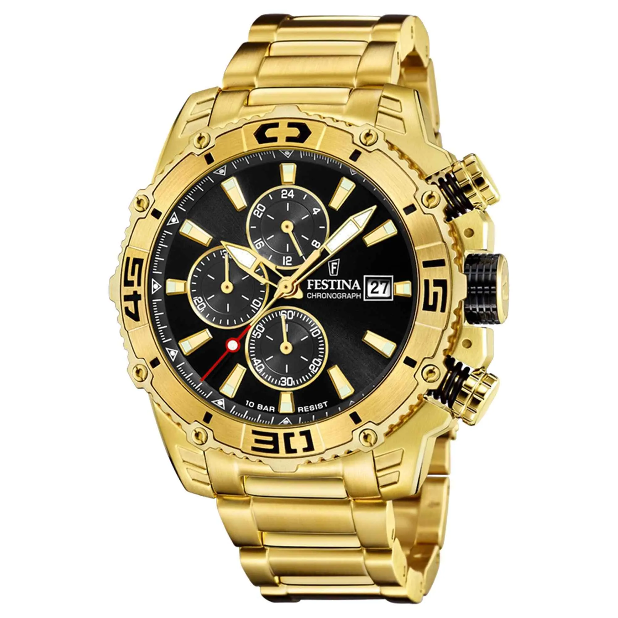 Festina F20492/4 Men's Prestige Chronograph Black Dial Watch sold by H.S. Johnson