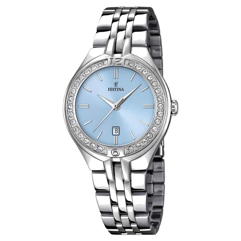 Festina F16867/4 Women's Mademoiselle Blue Dial Watch sold by H.S. Johnson
