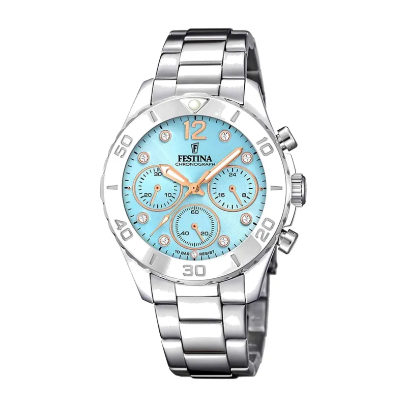 Festina F20603/4 Women's Boyfriend Blue Dial Watch sold by H.S. Johnson