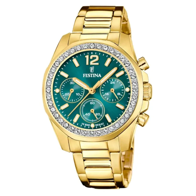 Festina F20609/6 Women's Rainbow Steel Bracelet Wristwatch sold by H.S. Johnson