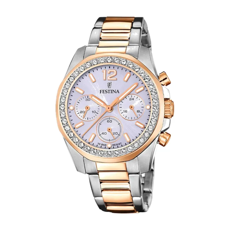 Festina F20608/3 Women's Rainbow Steel Bracelet Wristwatch sold by H.S. Johnson