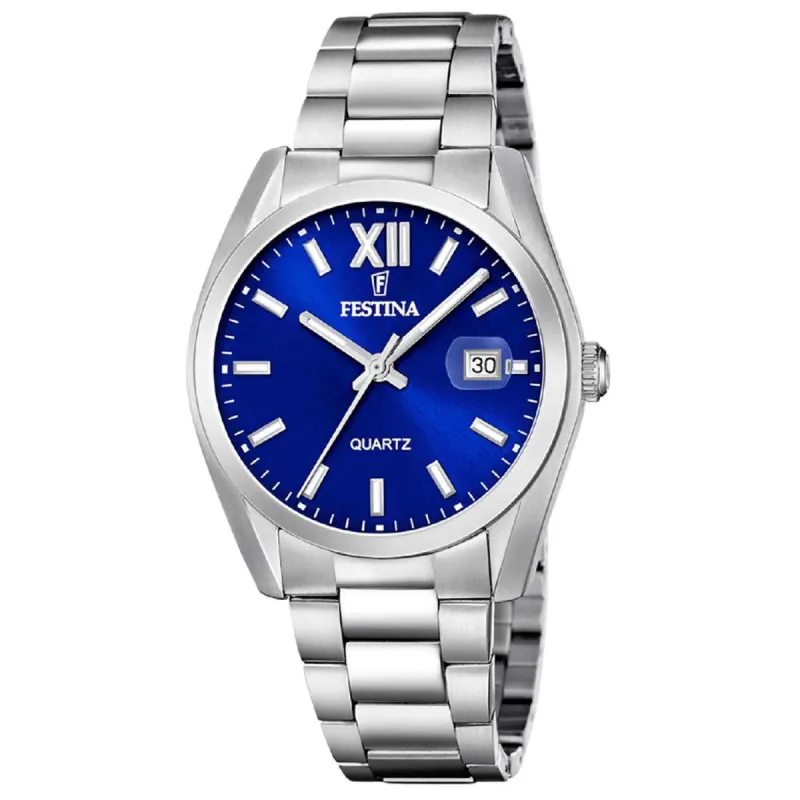 Festina F20707/4 Men's Blue Classic Wristwatch sold by H.S. Johnson