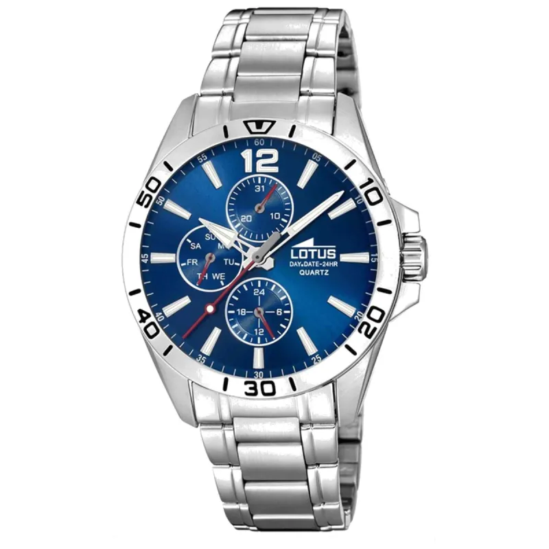 Lotus L18812/1 Men's Blue Dial Day Date Watch sold by H.S. Johnson