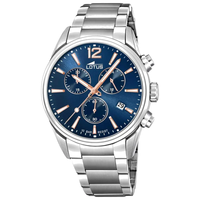 Lotus L18690/2 Men's Blue Dial Chronograph Watch sold by H.S. Johnson