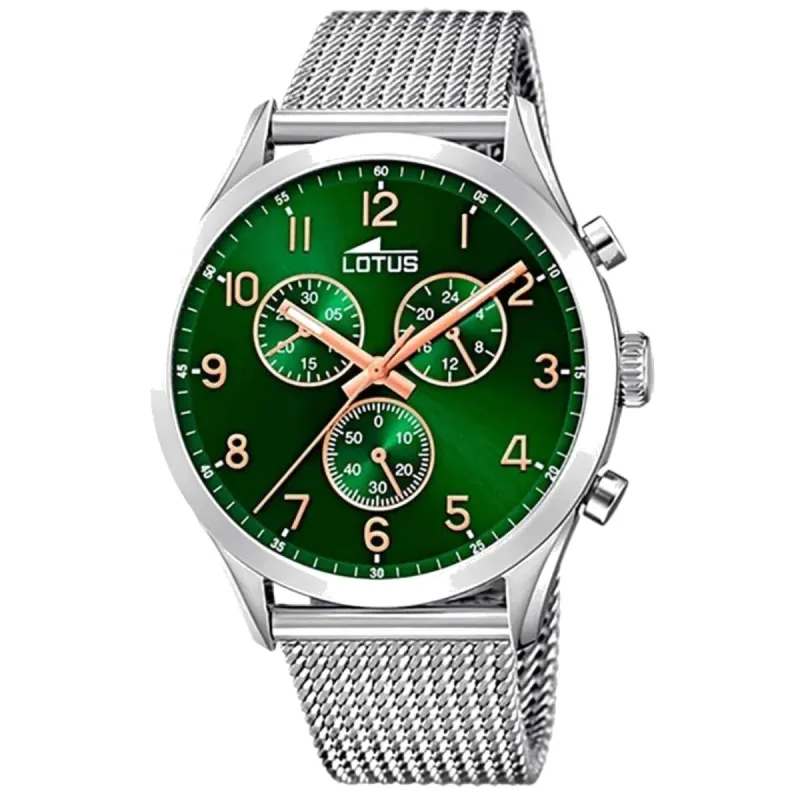 Lotus L18637/2 Men's Green Dial Chronograph Watch sold by H.S. Johnson