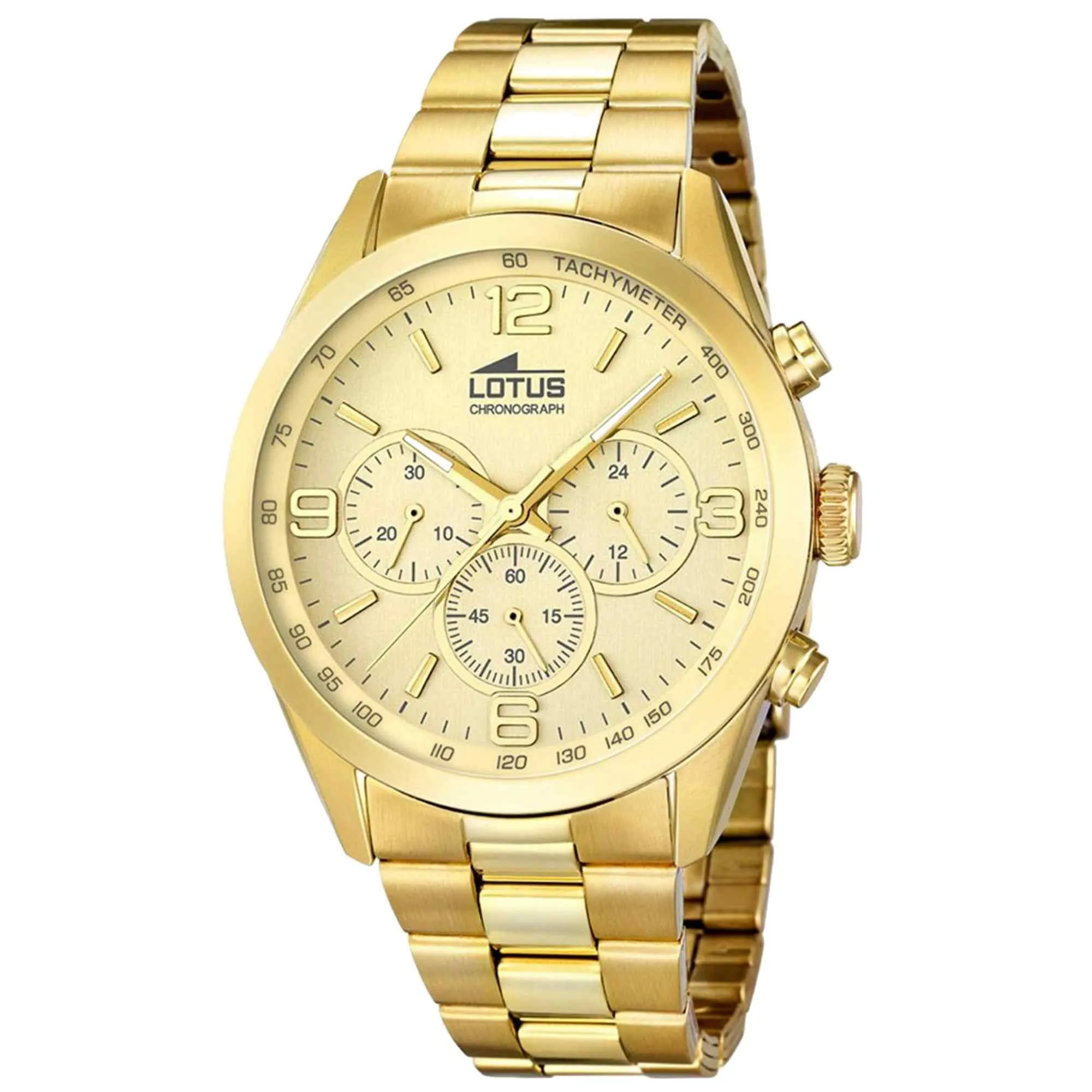 Lotus L18153/2 Men's Gold Dial Chronograph Watch sold by H.S. Johnson