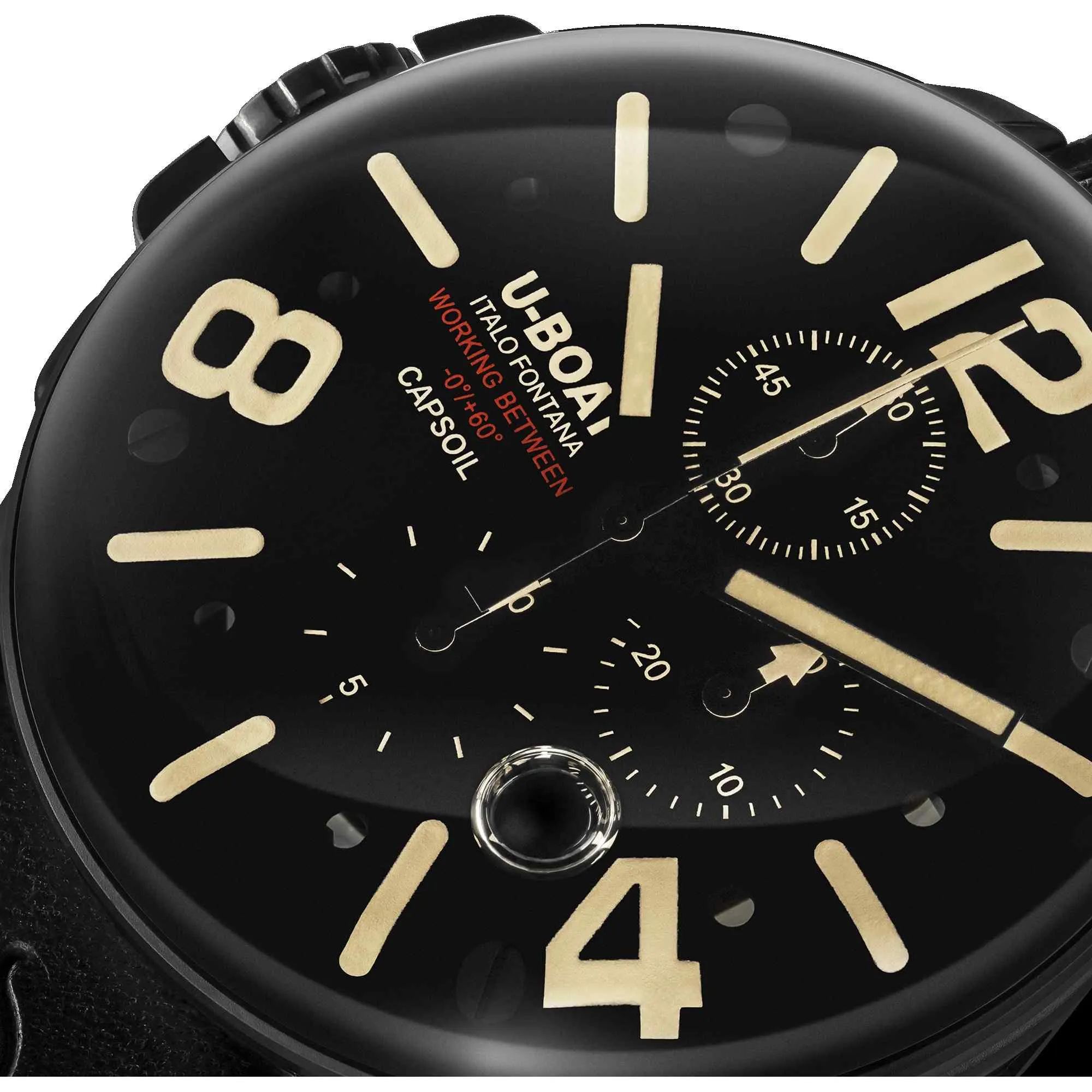 U-Boat 8109/E Capsoil Chrono 45mm DLC Watch sold by H.S. Johnson product image thumbnail 3