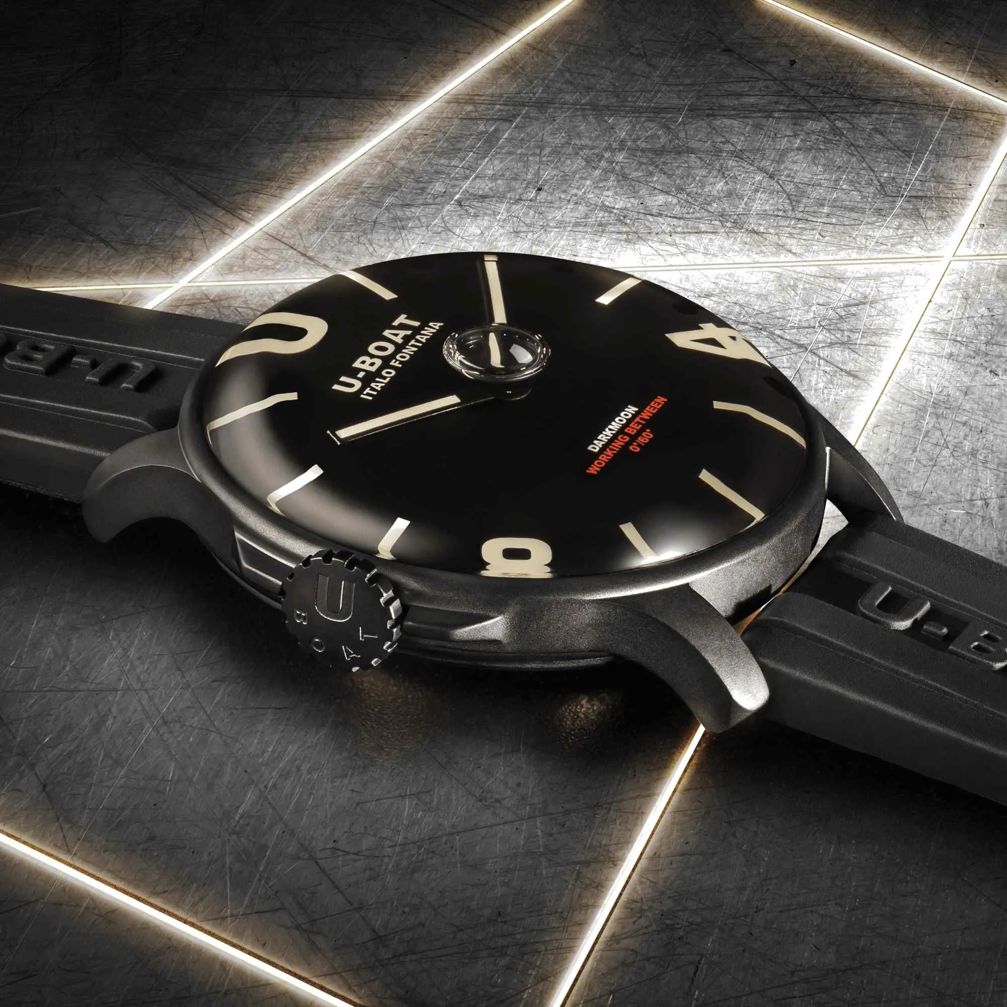 U-Boat 8464/D Darkmoon 44mm Black PVD Watch sold by H.S. Johnson product image thumbnail 3