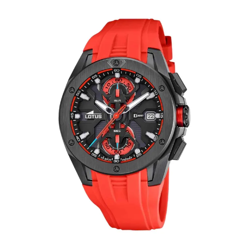 Lotus L18943/5 Men's Vortex Black Dial Chronograph Wristwatch sold by H.S. Johnson