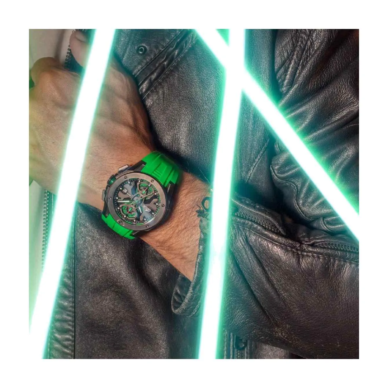 Lotus L18943/4 Men's Vortex Black Dial Chronograph Watch sold by H.S. Johnson product image thumbnail 2