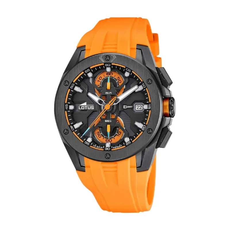 Lotus L18943/3 Men's Vortex Black Dial Chronograph Wristwatch sold by H.S. Johnson