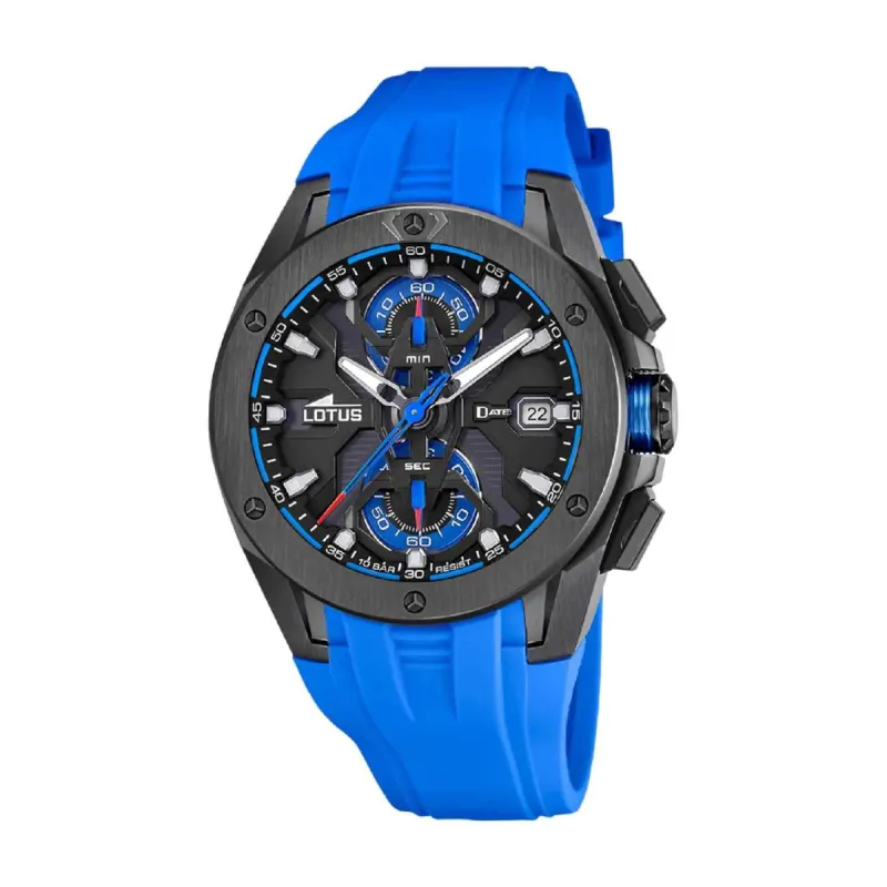 Lotus L18943/2 Men's Vortex Black Dial Chronograph Wristwatch sold by H.S. Johnson