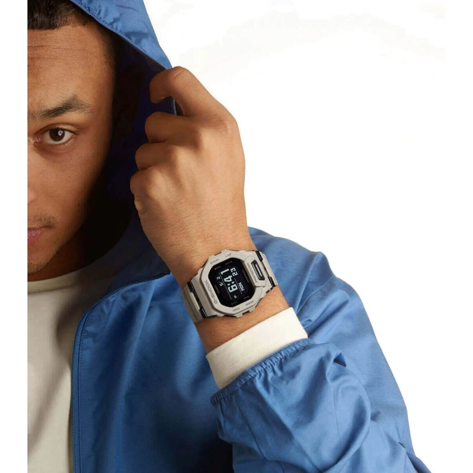 G-Shock GBD-200UU-9ER White G-Squad Multifunction LCD Watch sold by H.S. Johnson product image thumbnail 4