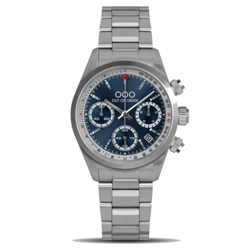 Out Of Order 001-23.BL.AC.SS Men's Sporty Cronografo Blue Wristwatch sold by H.S. Johnson