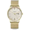 Sternglas S01-BE14-MI05 Men's Berlin Gold Mesh Wristwatch sold by H.S. Johnson