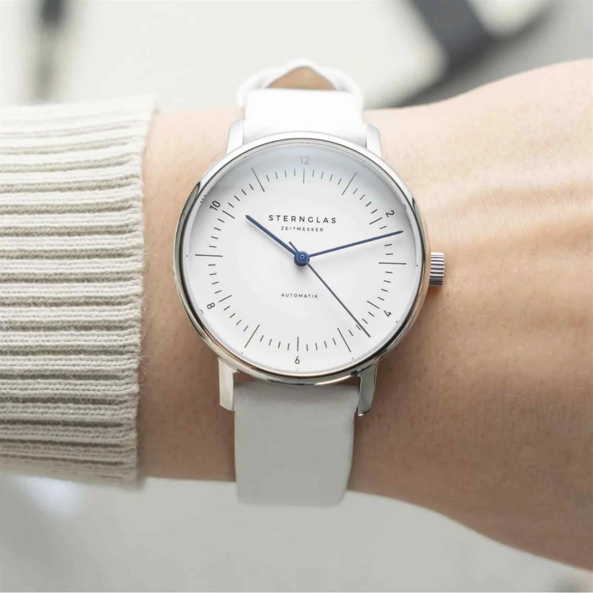 Sternglas S02-ND01-KL12 Women's Naos XS Leather Strap Wristwatch sold by H.S. Johnson product image thumbnail 2