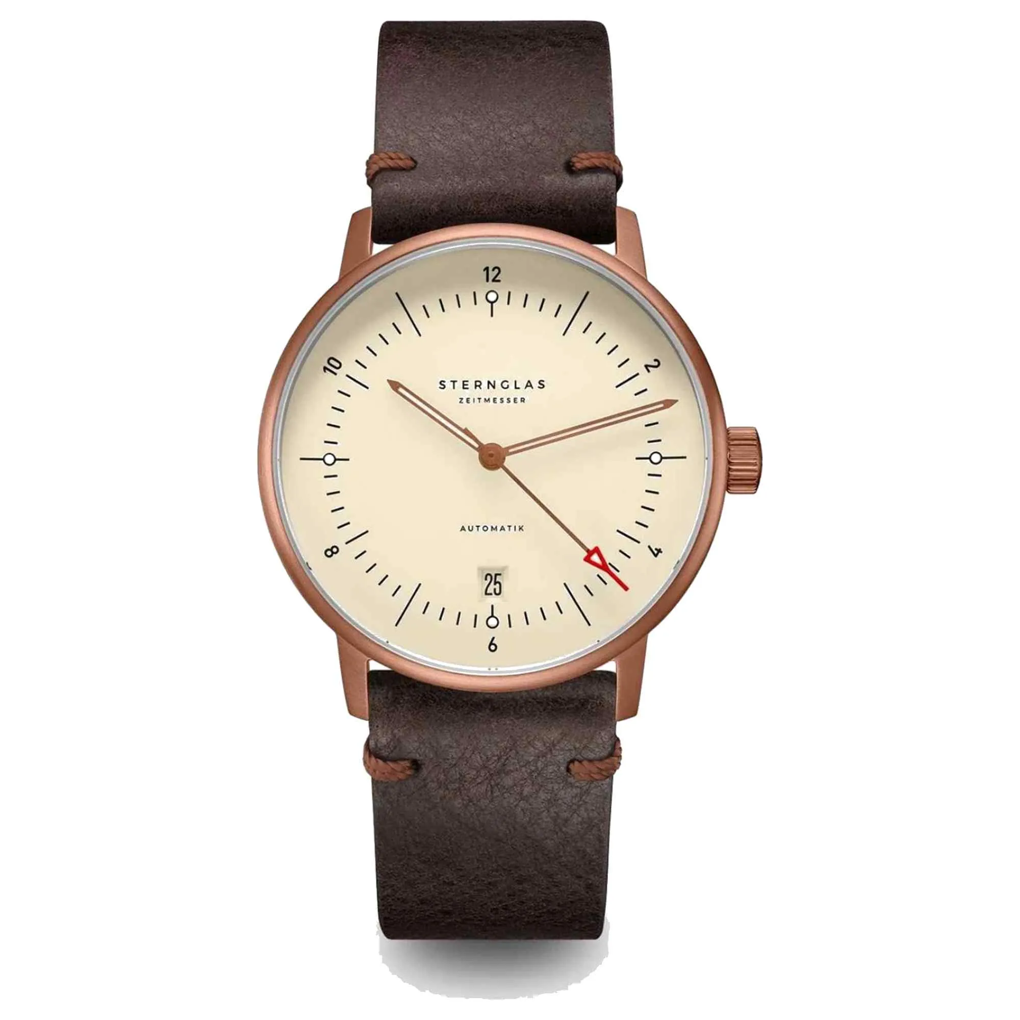 Sternglas S02-NA42-VI17 Men's Naos Automatik Alabaster Bronze Watch sold by H.S. Johnson