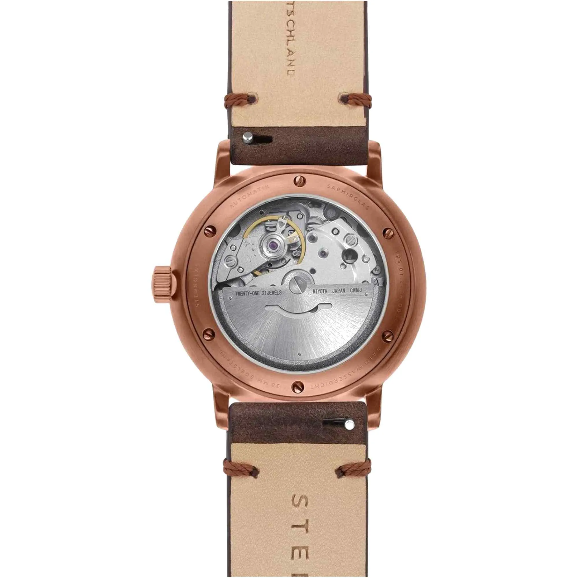 Sternglas S02-NA42-VI17 Men's Naos Automatik Alabaster Bronze Watch sold by H.S. Johnson product image thumbnail 4