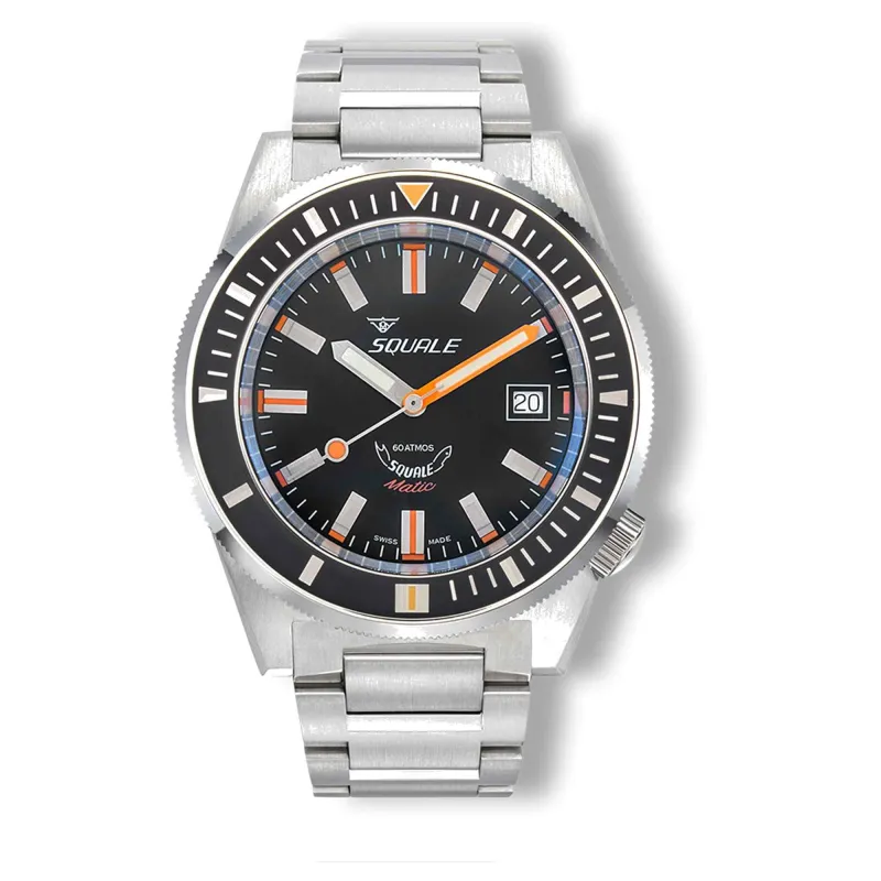 Squale MATICXSG.SQ22B 600M Black Dial Watch sold by H.S. Johnson