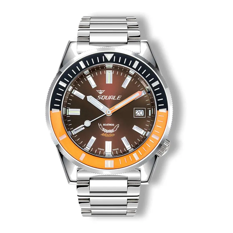 Squale MATICXSD.SQ22L 600M Brown Dial Wristwatch sold by H.S. Johnson