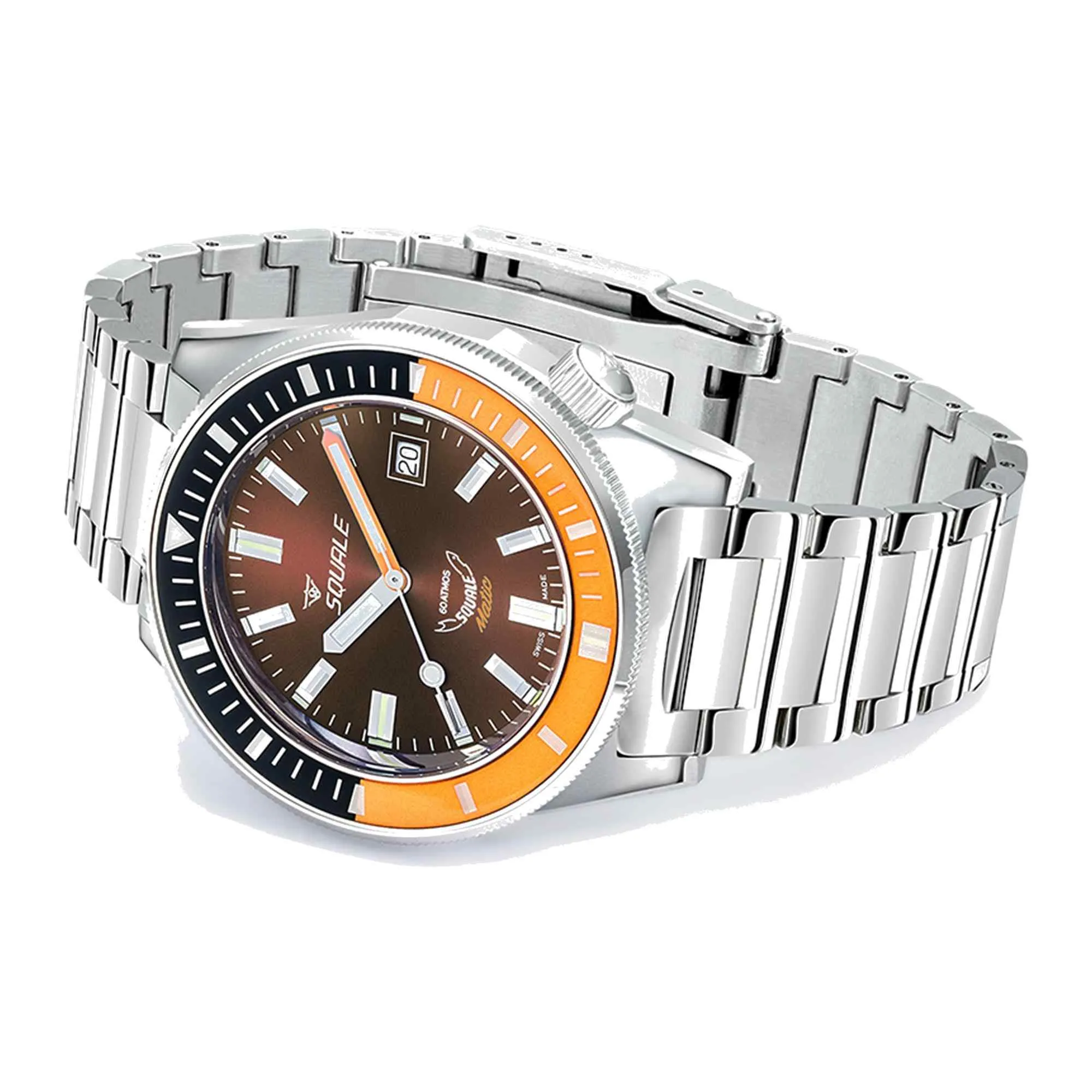 Squale MATICXSD.SQ22L 600M Brown Dial Wristwatch sold by H.S. Johnson product image thumbnail 4