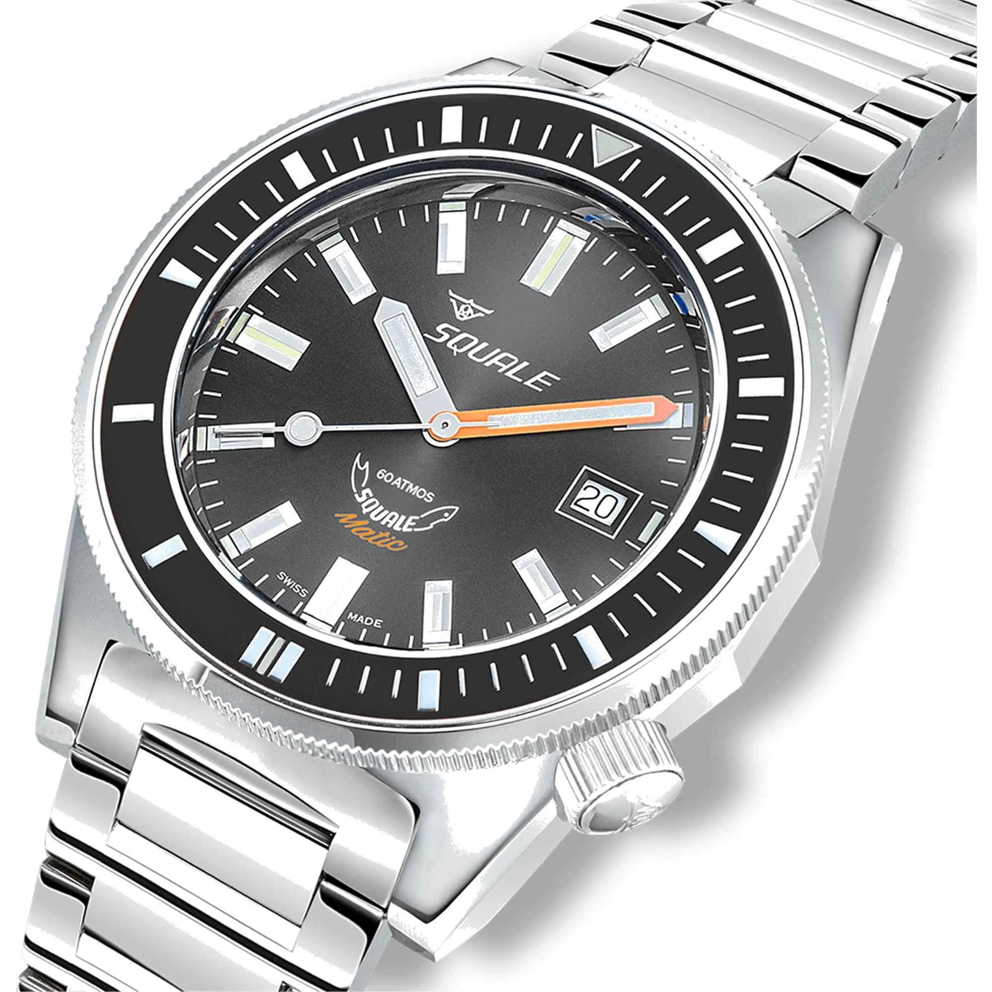 Squale MATICXSA.SQ22L 600M Grey Dial Watch sold by H.S. Johnson product image thumbnail 3