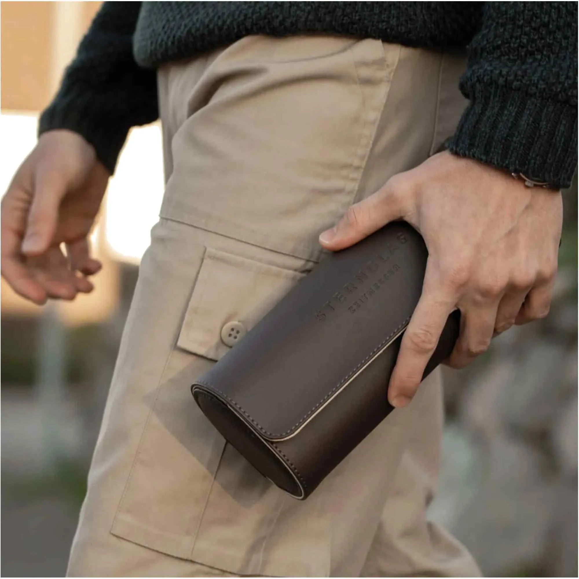 Sternglas S13-010 Brown Watch Roll sold by H.S. Johnson product image thumbnail 2