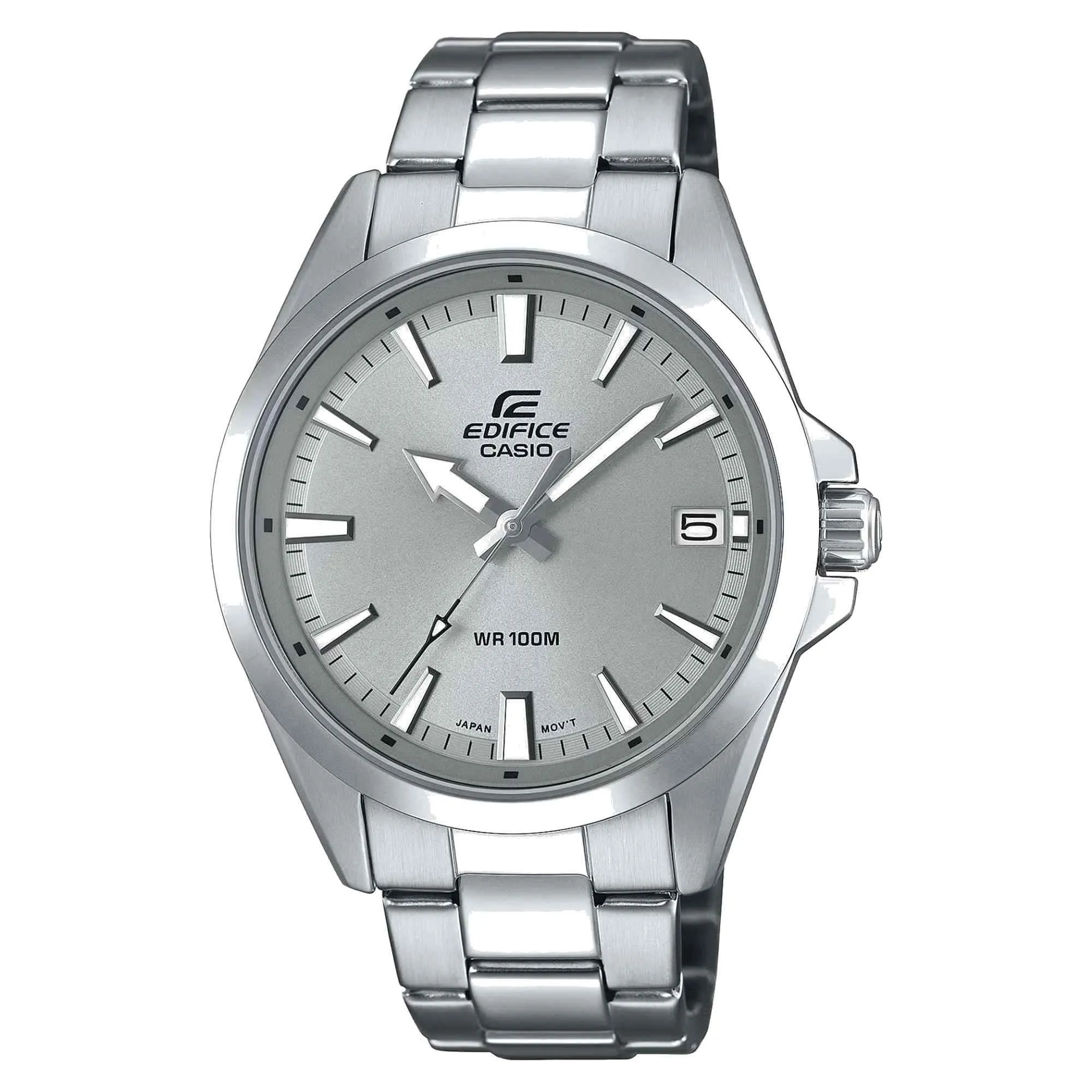 Edifice EFV-100D-8AVUEF Silver Dial Classic Wristwatch sold by H.S. Johnson