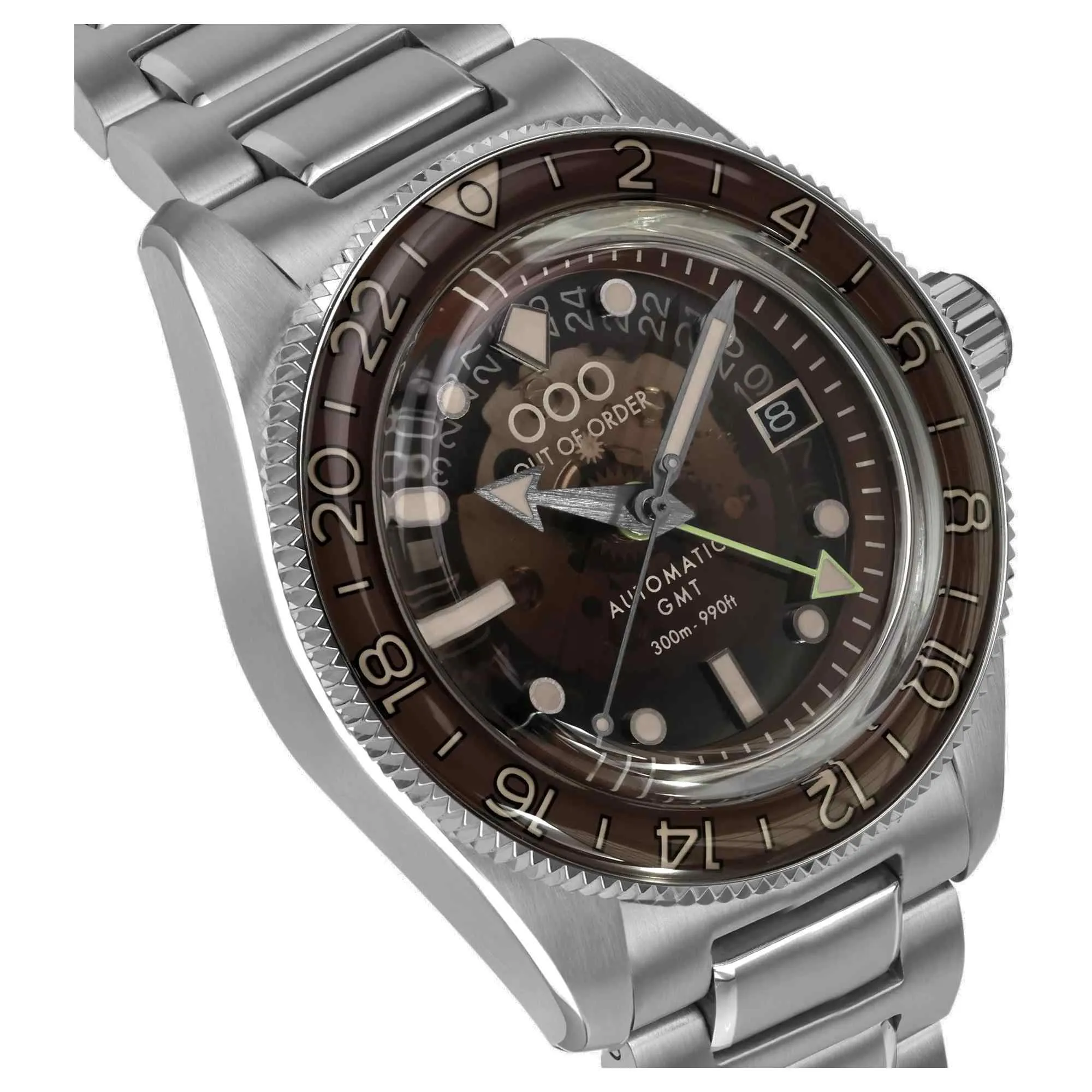 Out Of Order 001-25.CL.BAND.SS Men's Cuba Libre GMT Automatic L/Edition Watch sold by H.S. Johnson product image thumbnail 3