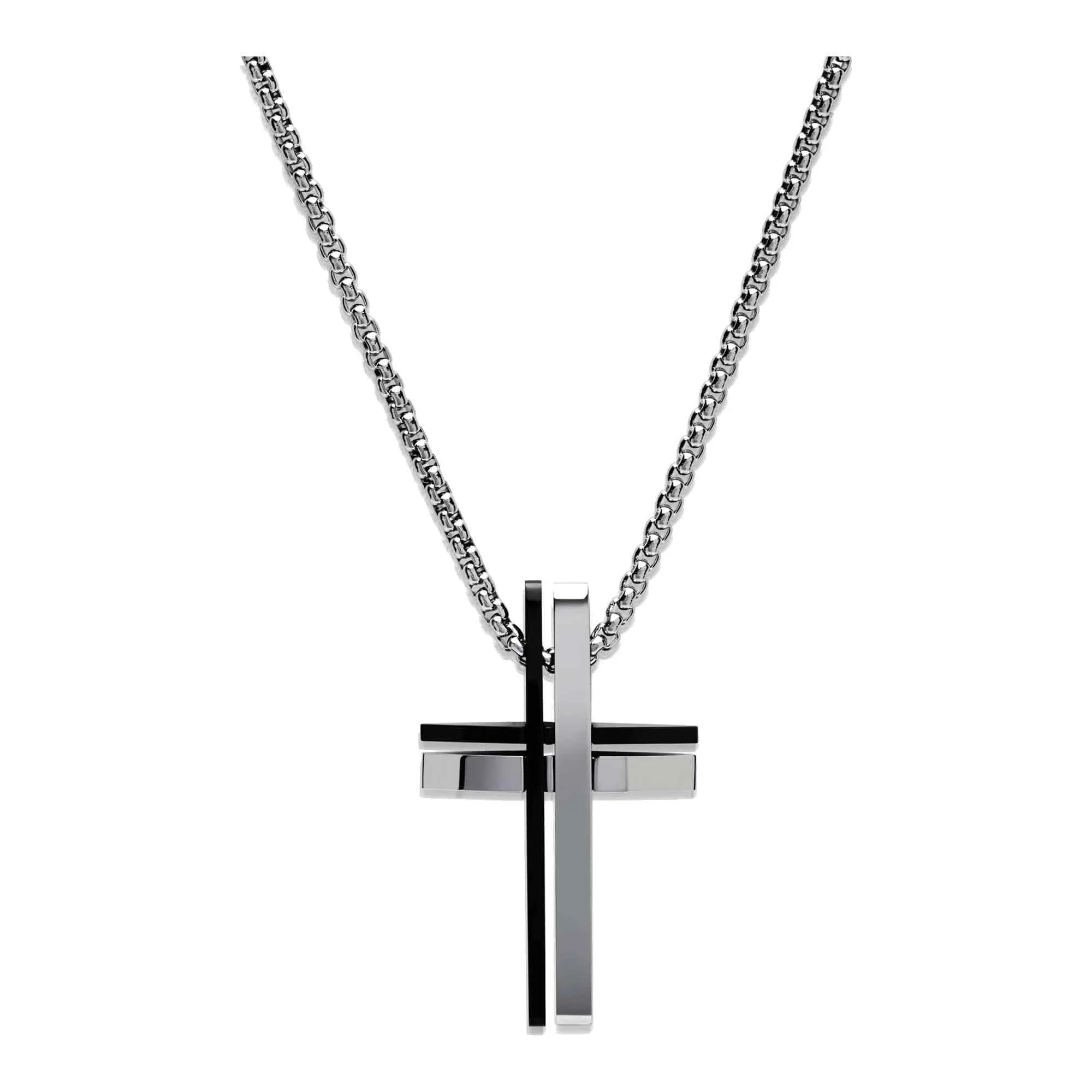 Unique & Co AN-115/50CM Men's Stainless Steel Cross Necklace sold by H.S. Johnson
