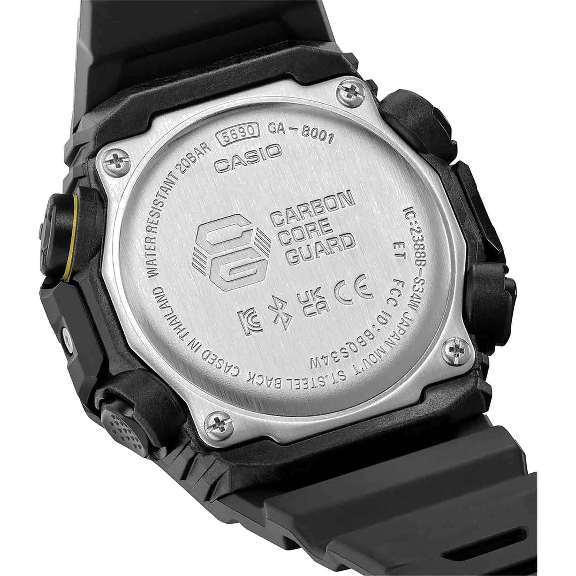 G-Shock GA-B001CY-1AER Caution Yellow Wristwatch sold by H.S. Johnson product image thumbnail 4