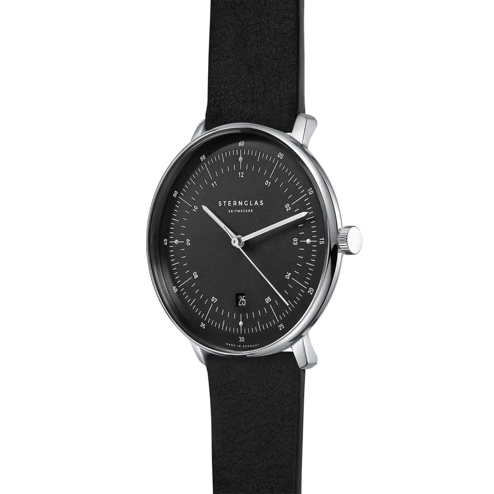 Sternglas S01-HH11-VI15 Men's Hamburg Leather Strap Wristwatch sold by H.S. Johnson product image thumbnail 2
