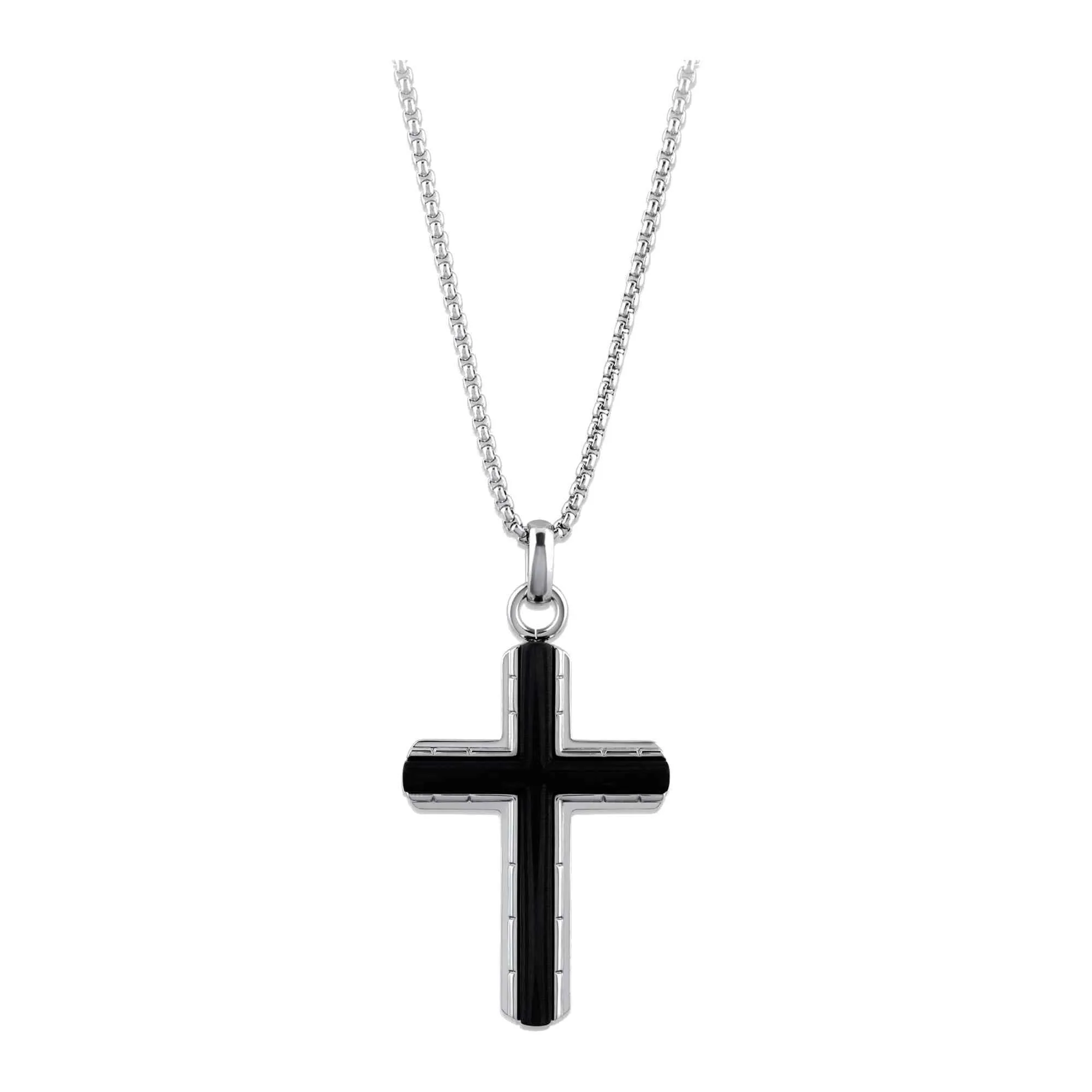 Unique & Co AN-138/50CM Men's Stainless Steel Cross Necklace sold by H.S. Johnson
