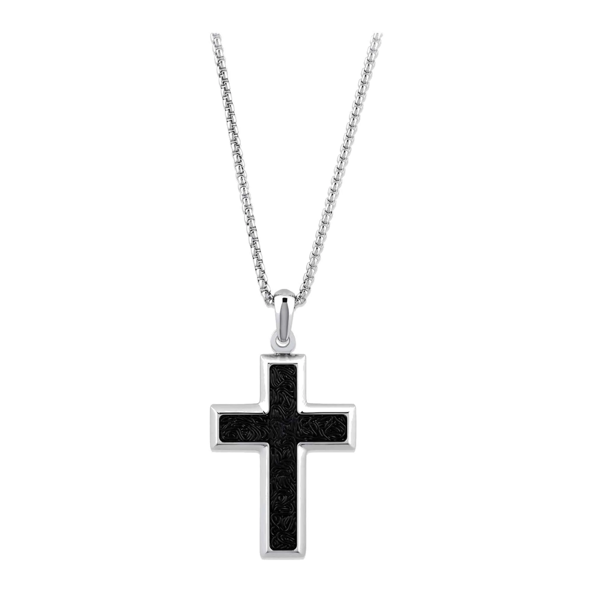 Unique & Co AN-134/50CM Men's Stainless Steel Cross Necklace sold by H.S. Johnson