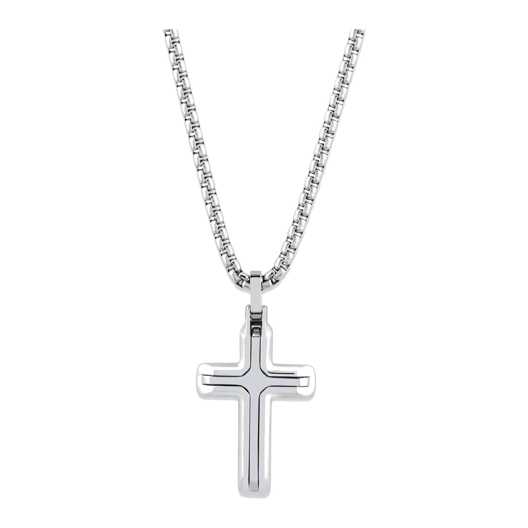Unique & Co AN-129/50CM Men's Stainless Steel Cross Necklace sold by H.S. Johnson