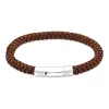 Unique & Co B543DB/21CM Men's Leather Bracelet sold by H.S. Johnson