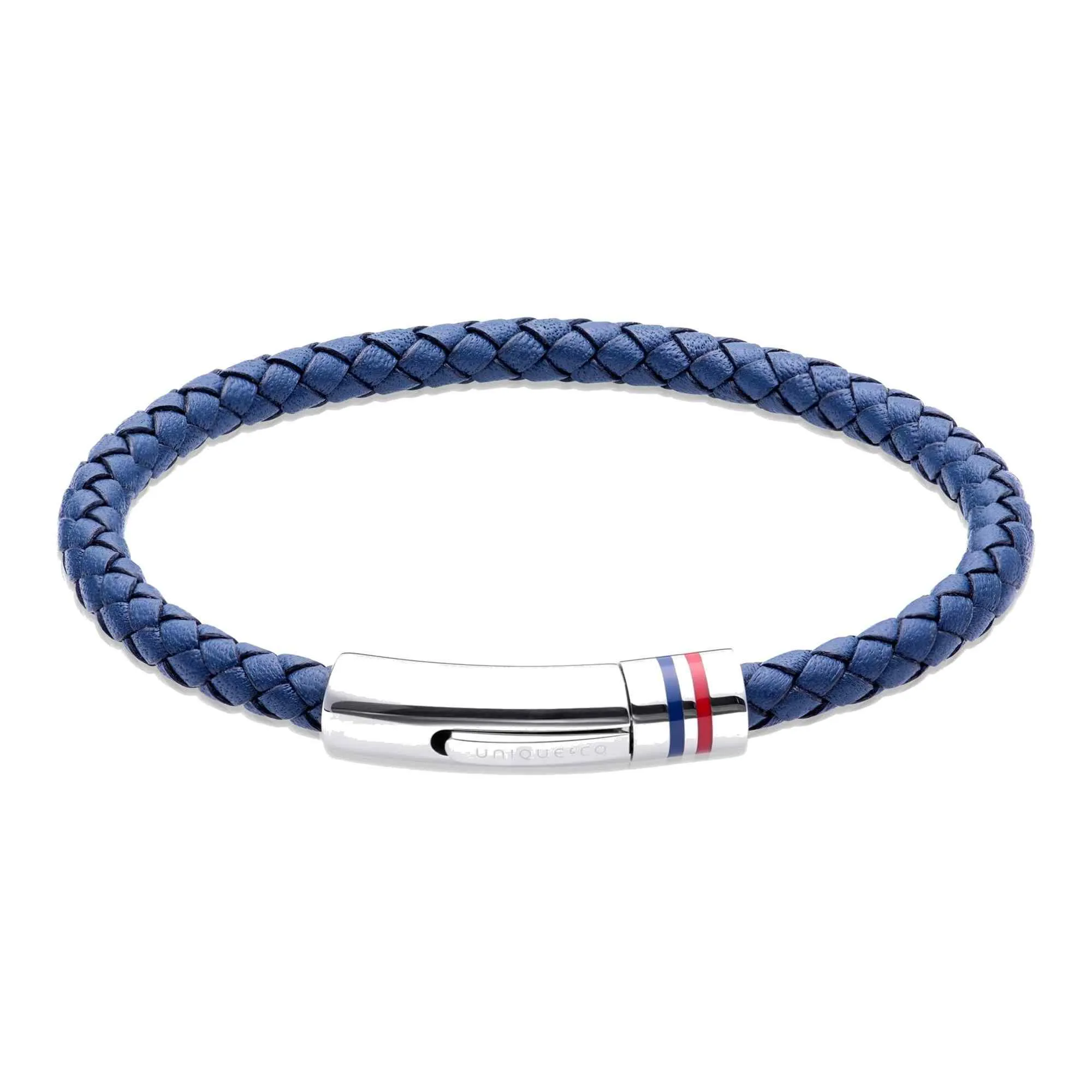 Unique & Co B533NV/21CM Men's Leather Bracelet sold by H.S. Johnson