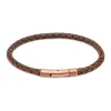 Unique & Co B503DB/21CM Men's Leather Bracelet sold by H.S. Johnson