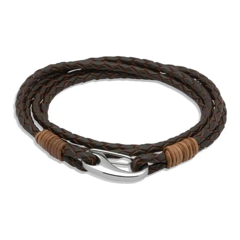 Unique & Co B178LB/21CM Men's Leather Bracelet sold by H.S. Johnson
