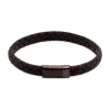 Unique & Co B454BL/21CM Men's Leather Bracelet sold by H.S. Johnson