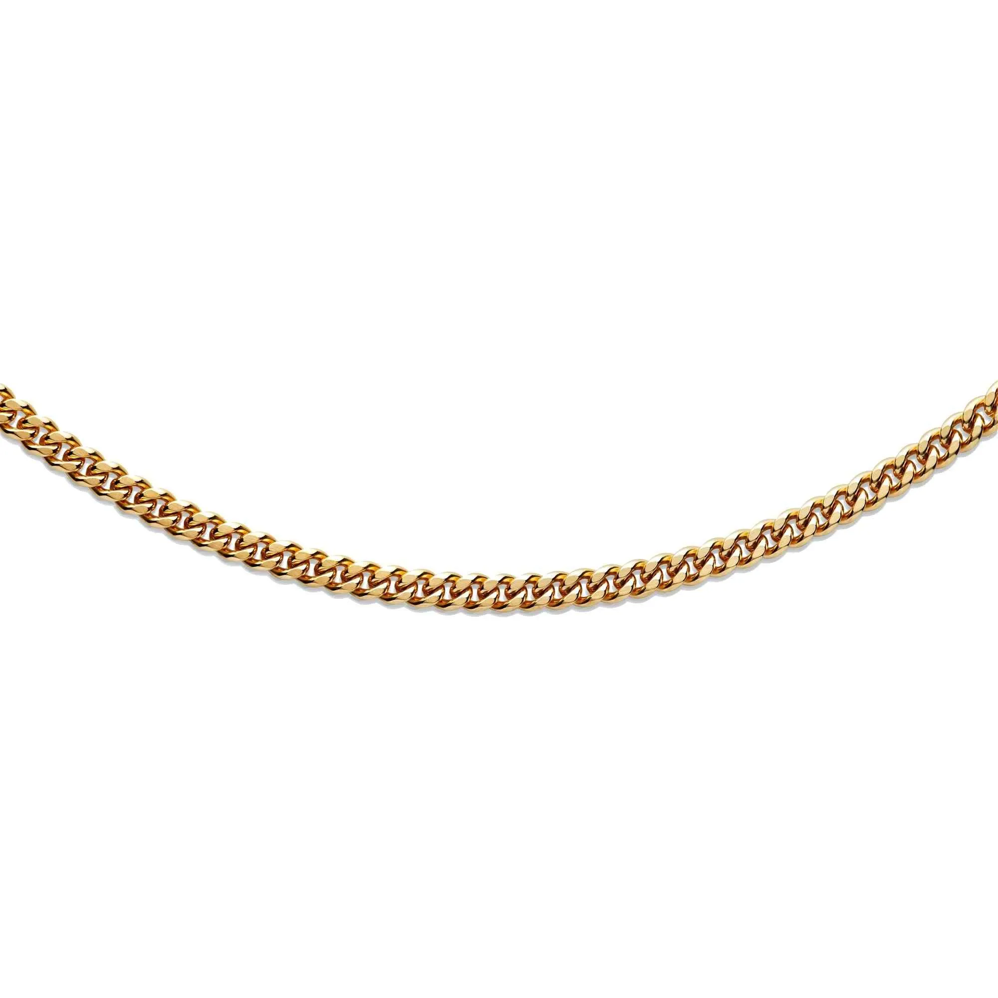 Unique & Co LAK-233/50CM Men's Steel Matte And Polished Gold IP Necklace sold by H.S. Johnson product image thumbnail 2