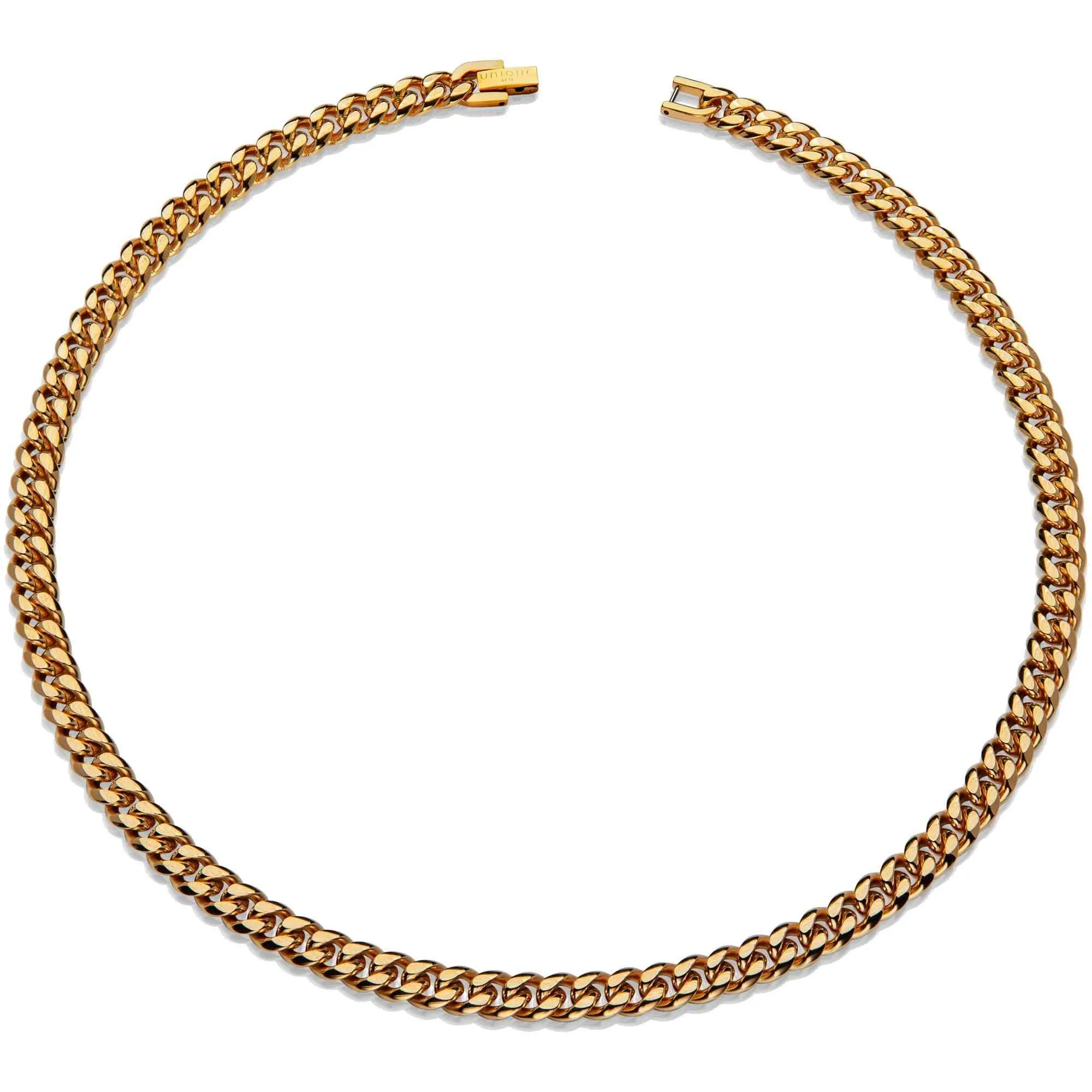 Unique & Co LAK-202/50CM Men's Steel Gold IP Necklace sold by H.S. Johnson