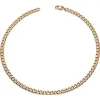 Unique & Co LAK-214/50CM Men's Steel Gold IP Necklace sold by H.S. Johnson