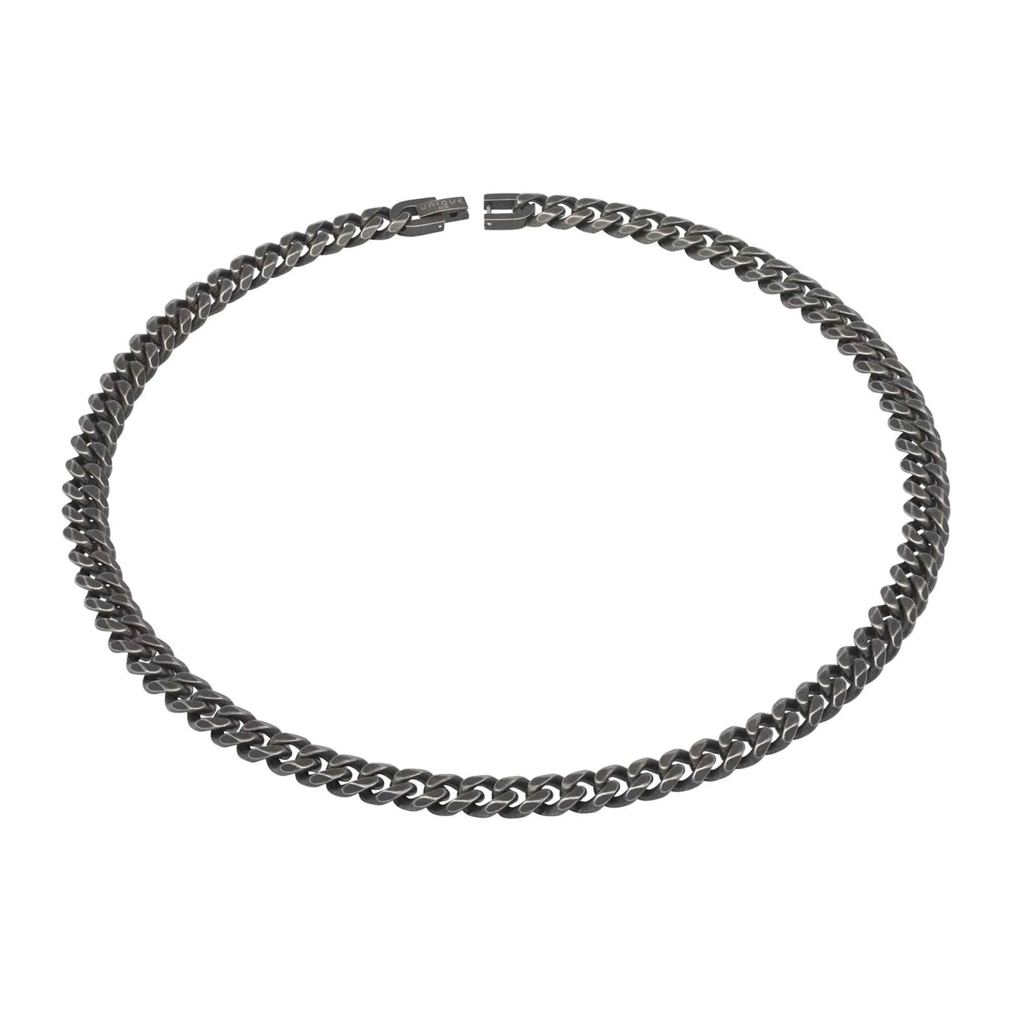 Unique & Co LAK-129/50CM Men's Matte Antique Black IP Necklace sold by H.S. Johnson