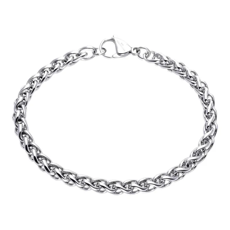 Unique & Co LAB-217/21CM Men's Stainless Steel Polished Bracelet sold by H.S. Johnson